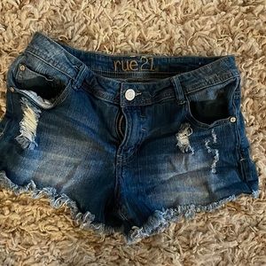 Rue 21 jean booty shorts
